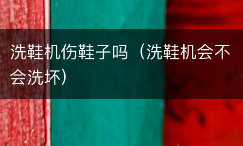 洗鞋机伤鞋子吗（洗鞋机会不会洗坏）