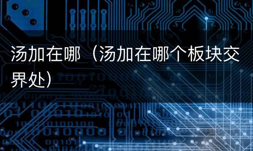 汤加在哪（汤加在哪个板块交界处）