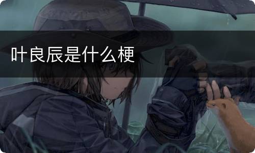叶良辰是什么梗