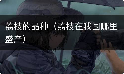 荔枝的品种（荔枝在我国哪里盛产）
