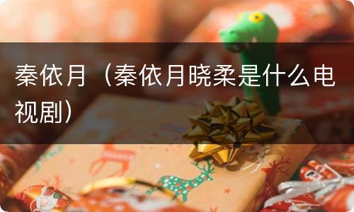 秦依月（秦依月晓柔是什么电视剧）