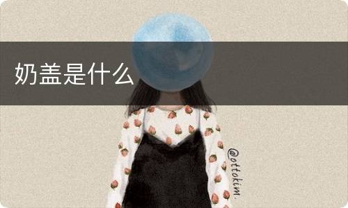 奶盖是什么