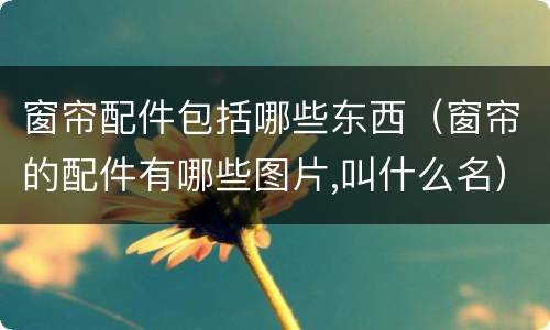 窗帘配件包括哪些东西（窗帘的配件有哪些图片,叫什么名）