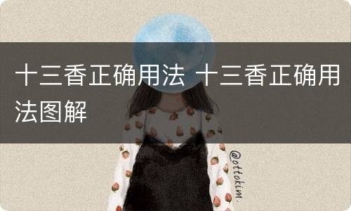 十三香正确用法 十三香正确用法图解